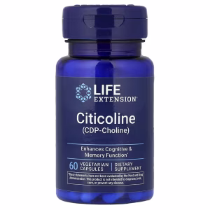 Citicolina (CDP-Colina), 60 Cápsulas Vegetarianas, Life Extension