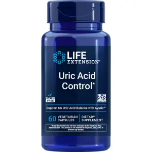 Controle de Ácido Úrico, 60 Cápsulas Vegetarianas, Life Extension