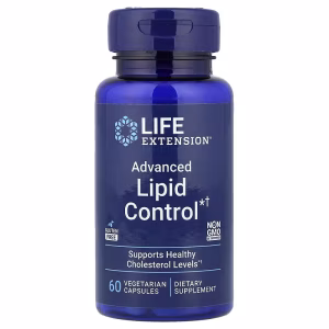 Controle Lipídico Avançado, 60 Cápsulas Vegetarianas (500 mg por Cápsula), Life Extension