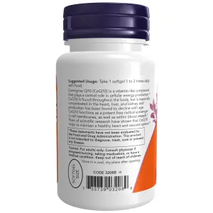 CoQ10, 100 mg, 150 Cápsulas Softgel, Now Foods