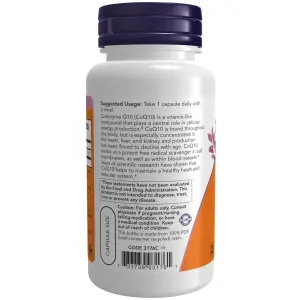 CoQ10, 200 mg, 60 Cápsulas Vegetais, Now Foods