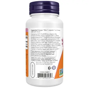 CoQ10, 30 mg, 60 Cápsulas Vegetais, Now Foods