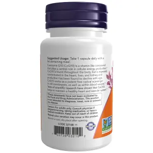 CoQ10 Com Fruto de Espinheiro, 180 Cápsulas Vegetais, Now Foods