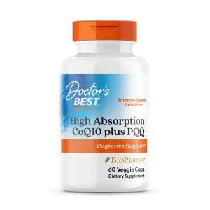 CoQ10 com PQQ de Alta Absorção, 60 Cápsulas Vegetais, Doctor's Best