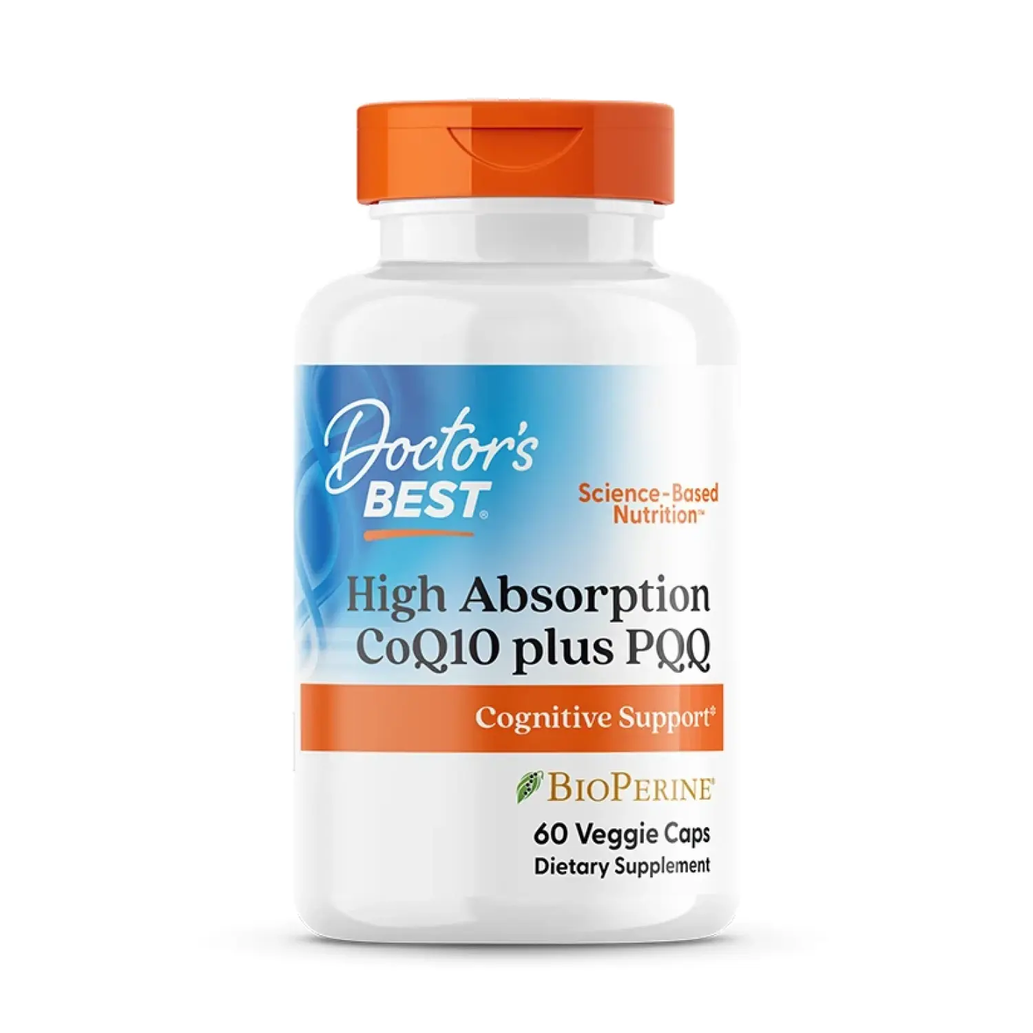 CoQ10 com PQQ de Alta Absorção, 60 Cápsulas Vegetais, Doctor's Best