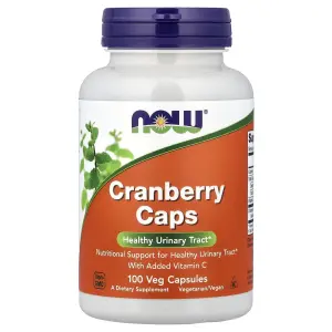 Cápsulas de Cranberry, 100 Cápsulas Vegetais, Now Foods