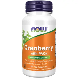 Cranberry com PACs, 90 Cápsulas Vegetais, Now Foods