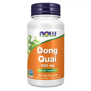Dong Quai, 520 mg, 100 Cápsulas Vegetais, Now Foods