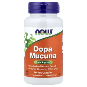 Dopa Mucuna, 90 Cápsulas Vegetais, Now Foods