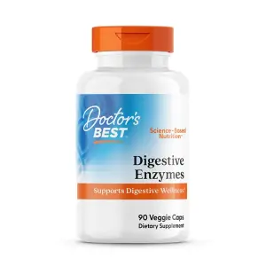 Enzimas Digestivas, 90 Cápsulas Vegetais, Doctor's Best