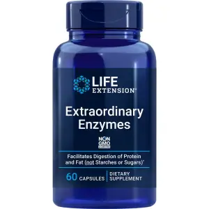 Enzimas Extraordinárias, 60 Cápsulas, Life Extension