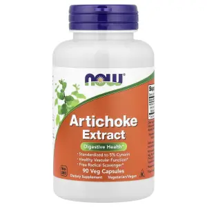 Extrato de Alcachofra, 450 mg, 90 Cápsulas Vegetais, Now Foods