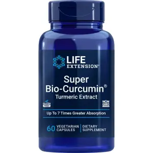 Extrato de Cúrcuma Super Bio-Curcumin®, 400 mg, 60 Cápsulas Vegetarianas, Life Extension