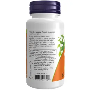 Extrato de Raiz de Urtiga, 250 mg, 90 Cápsulas Vegetais, Now Foods