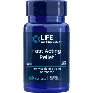 Fast Acting Relief, 60 Cápsulas Softgel, Life Extension