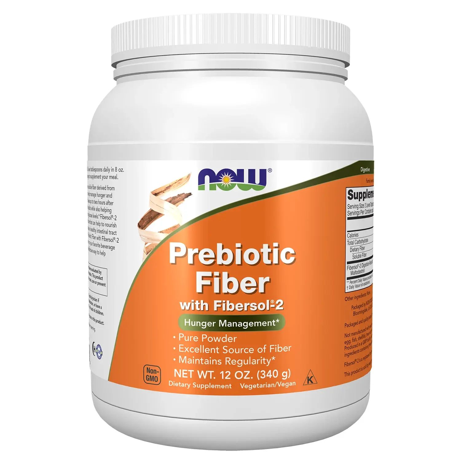 Fibra Prebiótica com Fibersol®-2, 340 g (12 oz), Now Foods