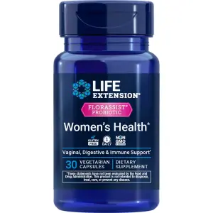 FLORASSIST® Probiótico, Saúde da Mulher, 30 Cápsulas Vegetarianas, Life Extension