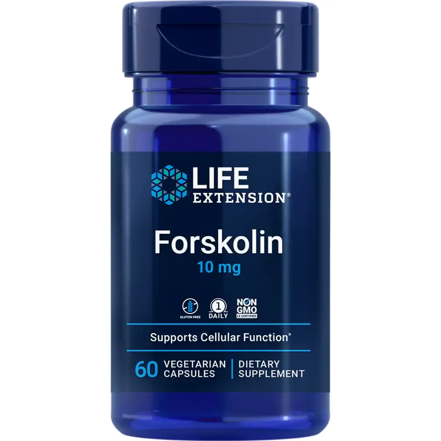 Forskolin, 10 mg, 60 Cápsulas Vegetarianas, Life Extension