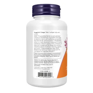 Fosfatidilserina, 300 mg, 50 Cápsulas Softgel, Now Foods
