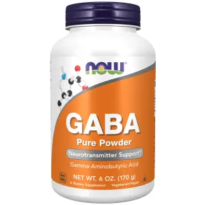GABA, Pó Puro, 170 g (6 oz), Now Foods