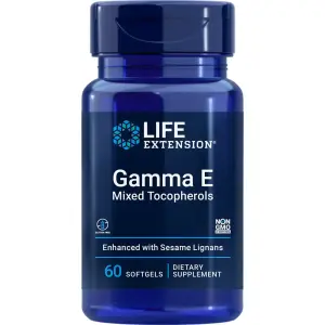 Gama-E Tocoferóis Mistos, 60 Cápsulas Softgel, Life Extension