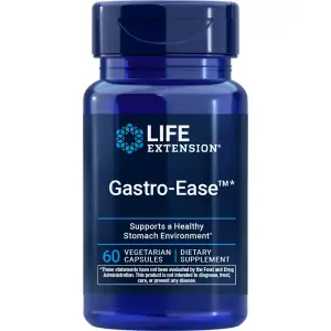 Gastro-Ease™, 60 Cápsulas Vegetarianas, Life Extension