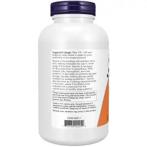 Glicina, Pó Puro, 1 lb (454 g), Now Foods