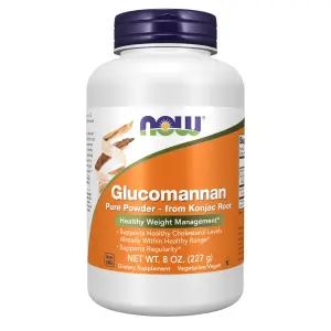 Glucomanan de Raiz de Konjac, Pó Puro, 227 g (8 oz), Now Foods