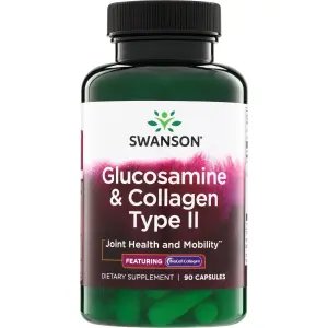 Glucosamina e Colágeno Tipo II, 90 Cápsulas, Swanson Vitamins