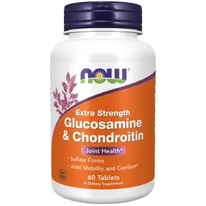 Glucosamina e Condroitina, Força Dupla, 60 Comprimidos, Now Foods