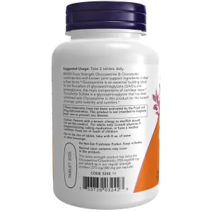 Glucosamina e Condroitina, Força Dupla, 60 Comprimidos, Now Foods