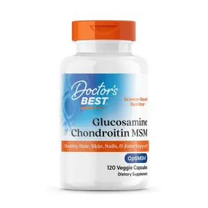 Glucosamina, Condroitina e MSM, 120 Cápsulas Vegetais, Doctor's Best