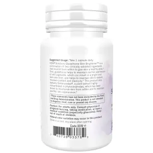 Glutathione Skin Brightener™, 30 Cápsulas Vegetais, Solutions, Now Foods
