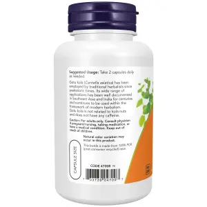 Gotu Kola, 450 mg, 100 Cápsulas Vegetais, Now Foods