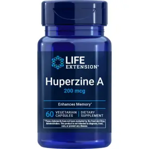 Huperzine A, 200 mcg, 60 Cápsulas Vegetarianas, Life Extension