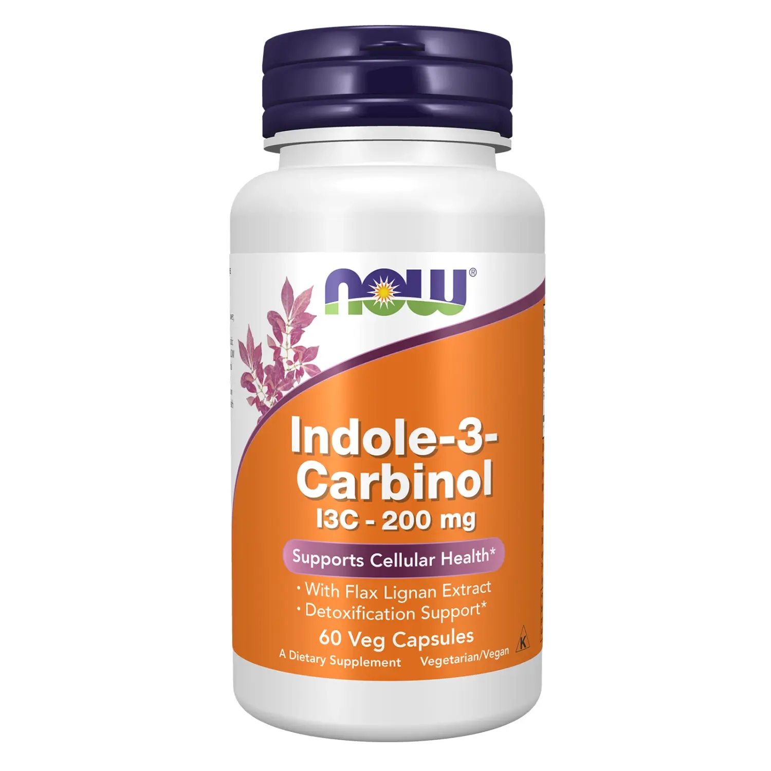 Indole-3-Carbinol, 60 Cápsulas Vegetais, Now Foods