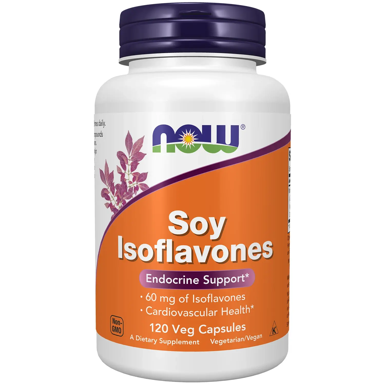 Isoflavonas de Soja, 120 Cápsulas Vegetais, Now Foods