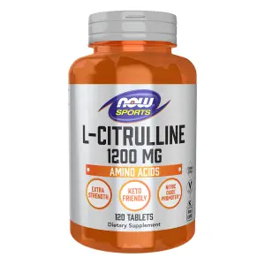 L-Citrulina, 1.200 mg, 120 Comprimidos, Now Foods