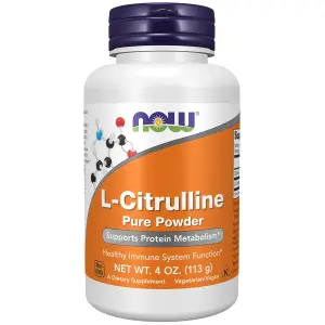 L-Citrulina, Pó Puro, 1.500 mg, 113 g (4 oz), Now Foods