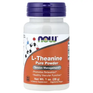 L-Teanina, Pó Puro, 28 g (1 oz), Now Foods