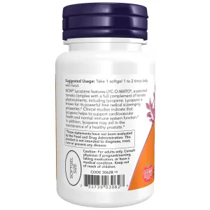 Licopeno, 20 mg, 50 Cápsulas Softgel, Now Foods