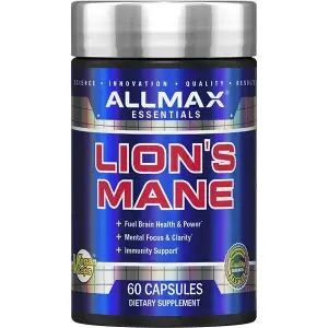 Lion's Mane Extract, 60 Cápsulas, ALLMAX, ALLMAX Nutrition