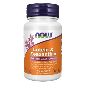 Luteína e Zeaxantina, 60 Cápsulas Softgel, Now Foods
