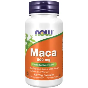 Maca, 500 mg, 100 Cápsulas Vegetais, Now Foods
