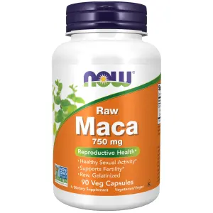 Maca Crua, 750 mg, 90 Cápsulas Vegetais, Now Foods