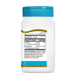 Magnésio, 250 mg, 110 Comprimidos, 21st Century
