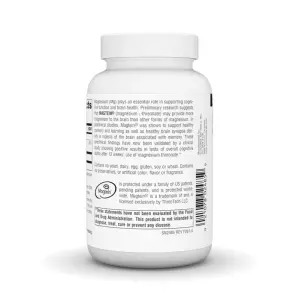 Magtein®, L-Treonato de Magnésio, 90 Cápsulas, Source Naturals