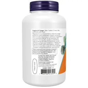 Malato de Magnésio, 1.000 mg, 180 Comprimidos, Now Foods