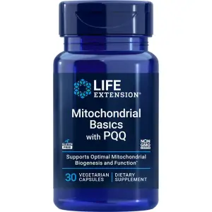 Mitochondrial Basics com PQQ, 30 Cápsulas Vegetarianas, Life Extension