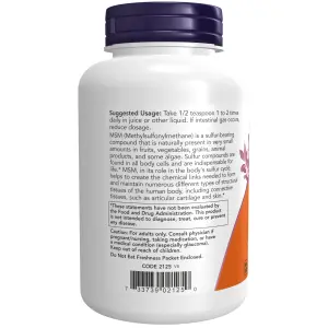 MSM em Pó, 454 g (1 lb), Now Foods